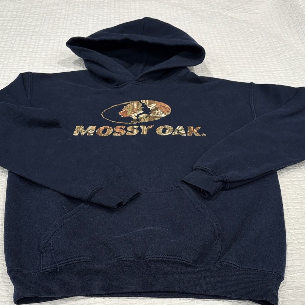 Mossy Oak Youth  Dark Blue Hoodie